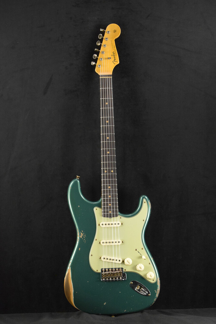 Fender Fender Limited Edition 1964 L-Series Stratocaster Heavy Relic Aged Sherwood Green Metallic