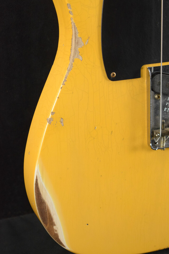 Fender Fender 1954 Telecaster Relic Aged Nocaster Blonde 1-Piece Rift Sawn Maple Neck Fingerboard