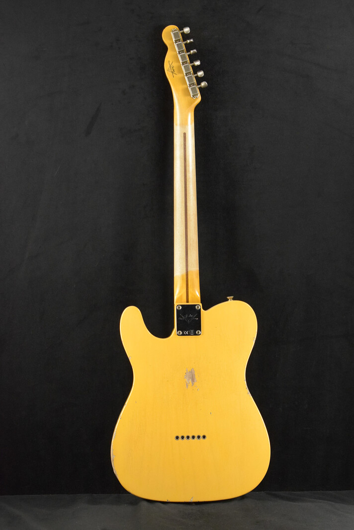 Fender Fender 1954 Telecaster Relic Aged Nocaster Blonde 1-Piece Rift Sawn Maple Neck Fingerboard