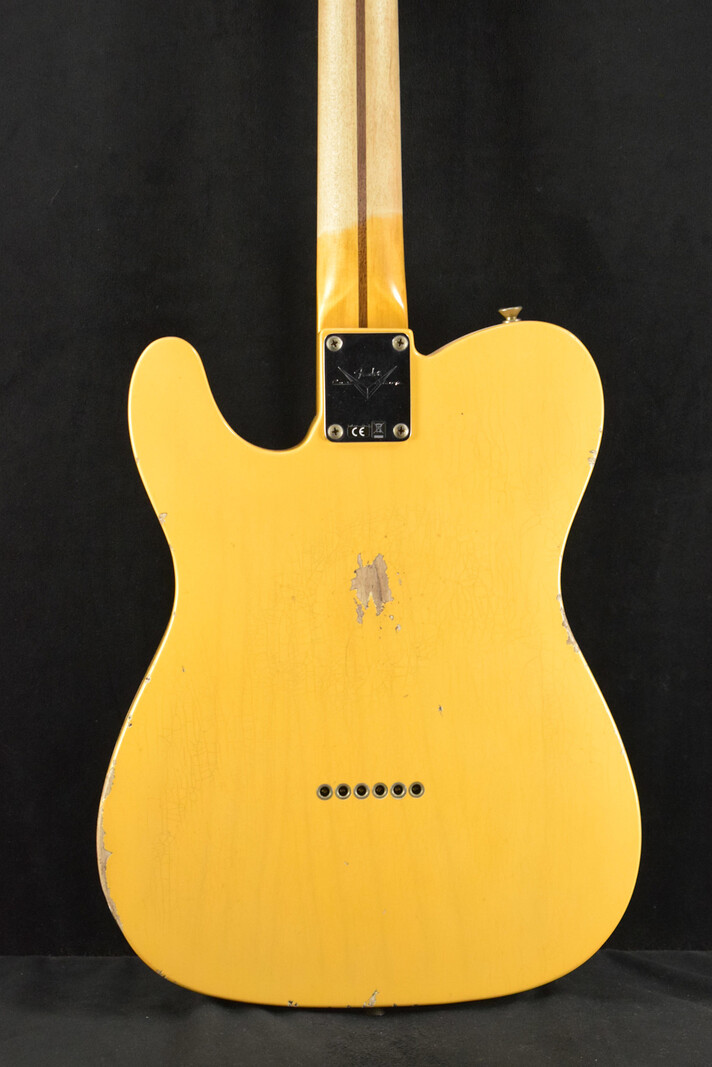 Fender Fender 1954 Telecaster Relic Aged Nocaster Blonde 1-Piece Rift Sawn Maple Neck Fingerboard