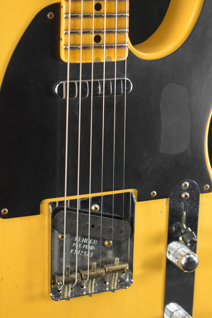 Fender Fender 1954 Telecaster Relic Aged Nocaster Blonde 1-Piece Rift Sawn Maple Neck Fingerboard