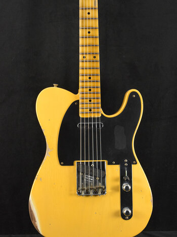 Fender Fender 1954 Telecaster Relic Aged Nocaster Blonde 1-Piece Rift Sawn Maple Neck Fingerboard