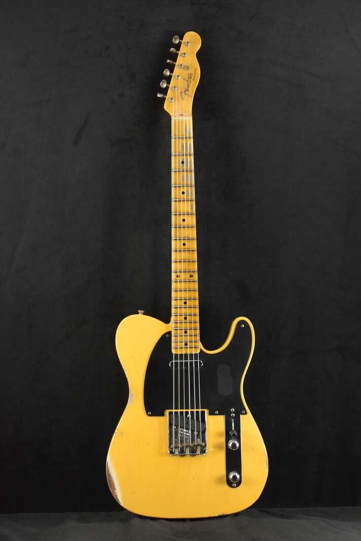 Fender Fender 1954 Telecaster Relic Aged Nocaster Blonde 1-Piece Rift Sawn Maple Neck Fingerboard