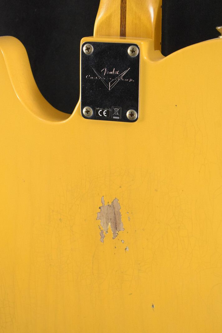 Fender Fender 1954 Telecaster Relic Aged Nocaster Blonde 1-Piece Rift Sawn Maple Neck Fingerboard