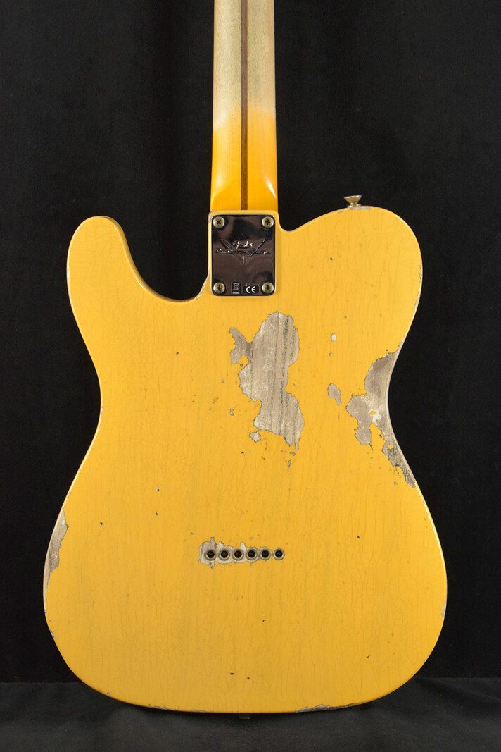 Fender Fender 1954 Telecaster Heavy Relic Faded Aged Nocaster Blonde 1-Piece Rift Sawn Maple Neck Fingerboard,