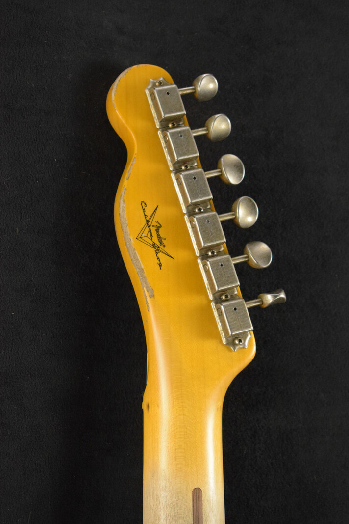 Fender Fender 1954 Telecaster Heavy Relic Faded Aged Nocaster Blonde 1-Piece Rift Sawn Maple Neck Fingerboard,