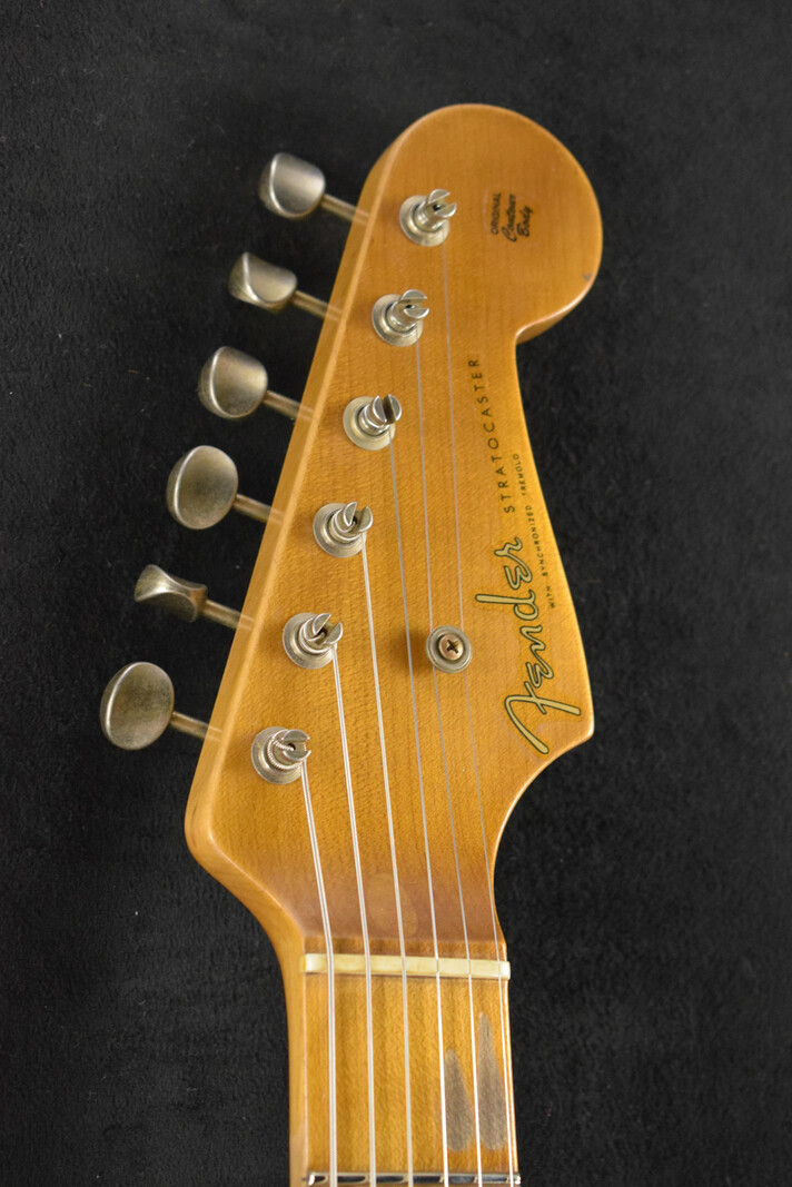 Fender Fender Limited Edition 1954 Roasted Stratocaster Journeyman Relic Wide-Fade Chocolate 2-Color Sunburst 1-Piece Roasted Quarterswan Maple Neck