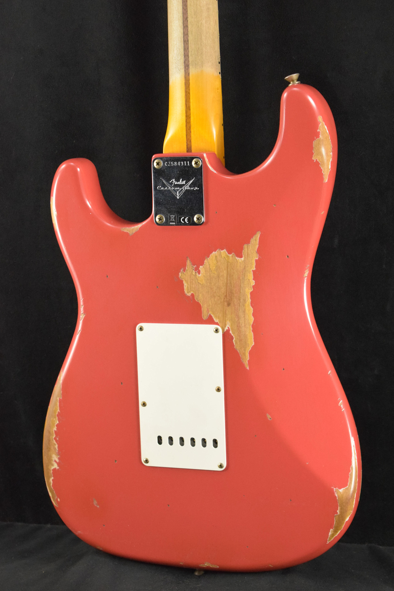 Fender 1957 Stratocaster Heavy Relic Aged Fiesta Red w/1