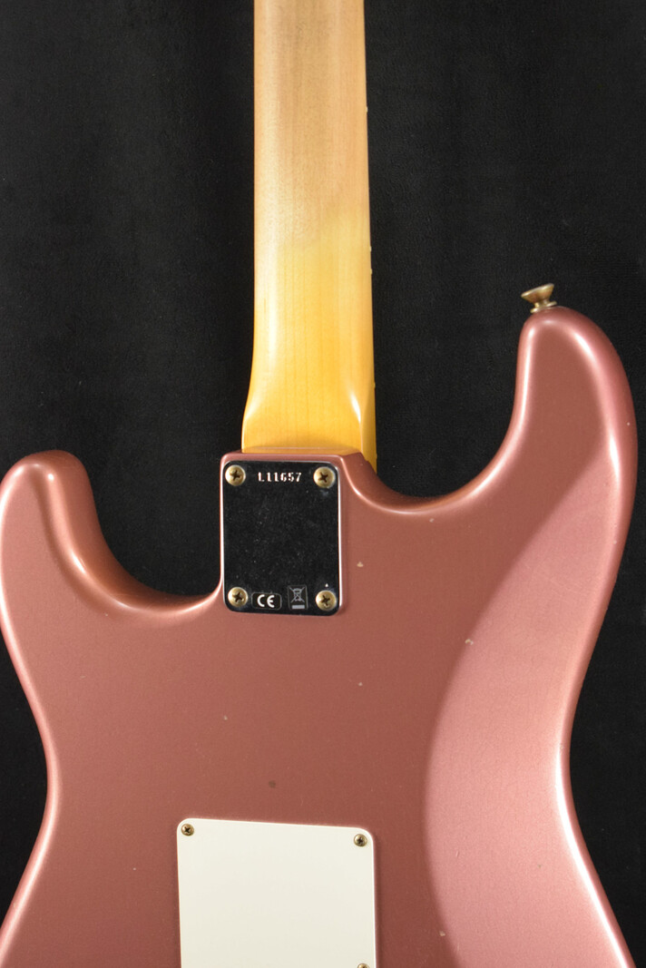 Fender Fender Limited Edition Fat '64 Stratocaster Journeyman Relic Aged Burgundy Mist Metallic 3A Rosewood Fingerboard