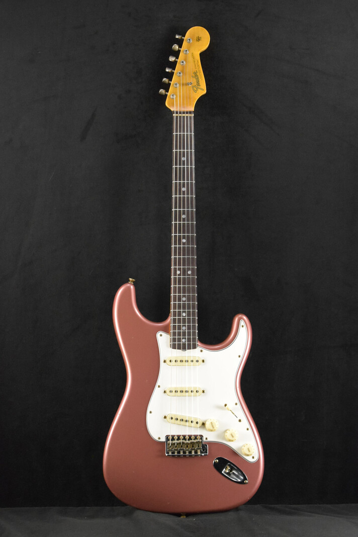 Fender Fender Limited Edition Fat '64 Stratocaster Journeyman Relic Aged Burgundy Mist Metallic 3A Rosewood Fingerboard
