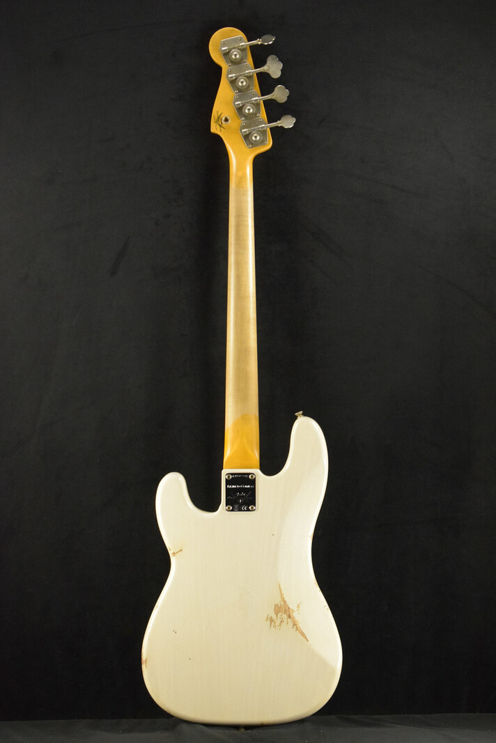 Fender Fender Limited Edition P-Jazz Bass Relic Aged White Blonde 1-Piece Quartersawn Maple Neck Fingerboard
