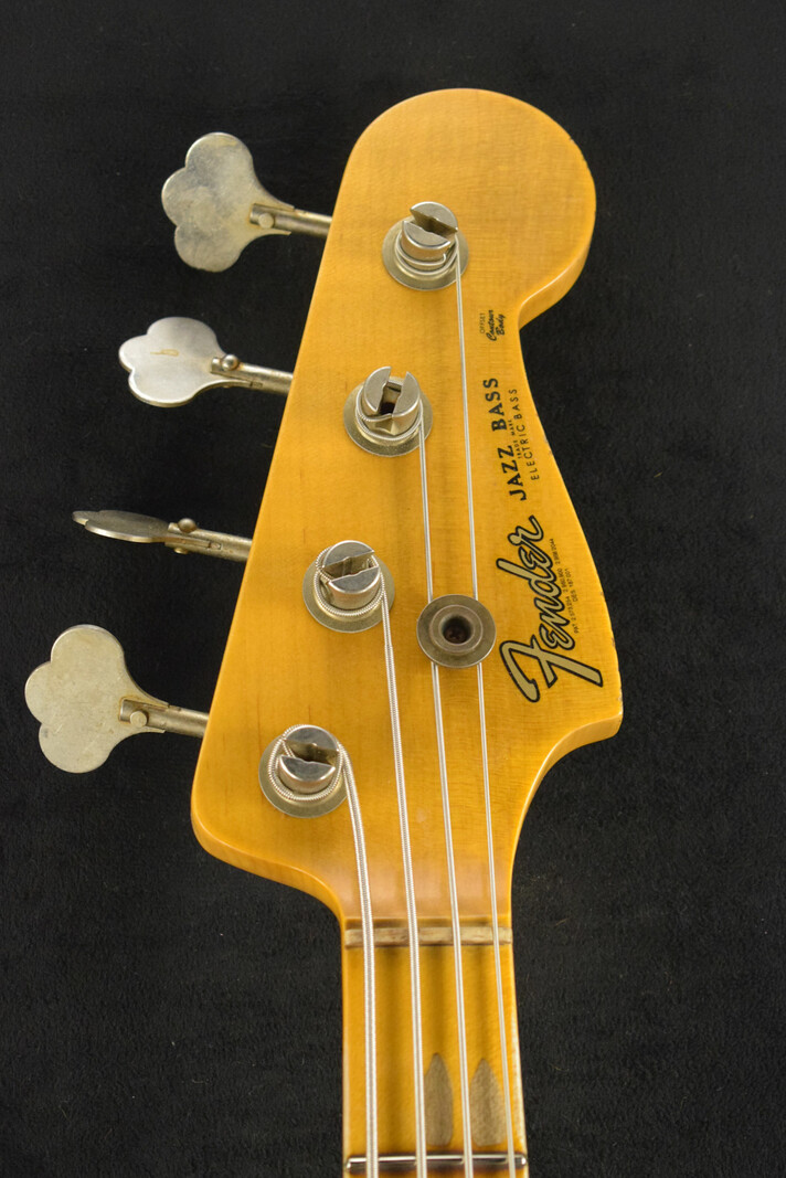 Fender Fender Limited Edition P-Jazz Bass Relic Aged White Blonde 1-Piece Quartersawn Maple Neck Fingerboard