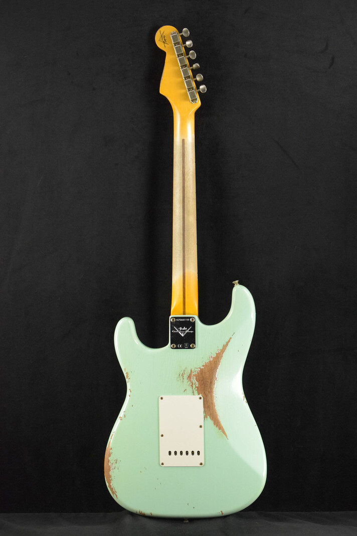 Fender Fender 1957 Stratocaster Heavy Relic Aged Surf Green 1-Piece Rift Sawn Maple Neck Fingerboard
