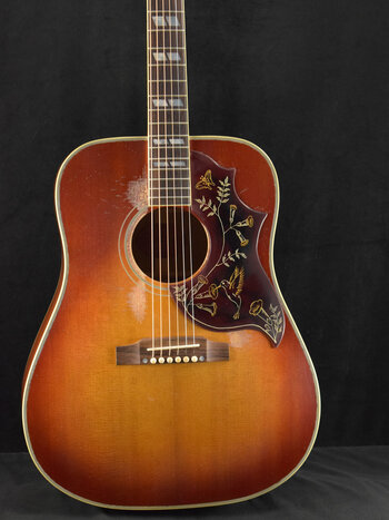 Gibson Gibson Murphy Lab 1960 Hummingbird Fixed Bridge Heritage Cherry Sunburst Heavy Aged