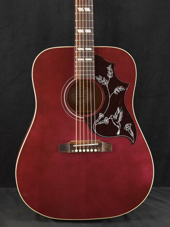 Gibson Gibson Hummingbird Special Satin Wine Red