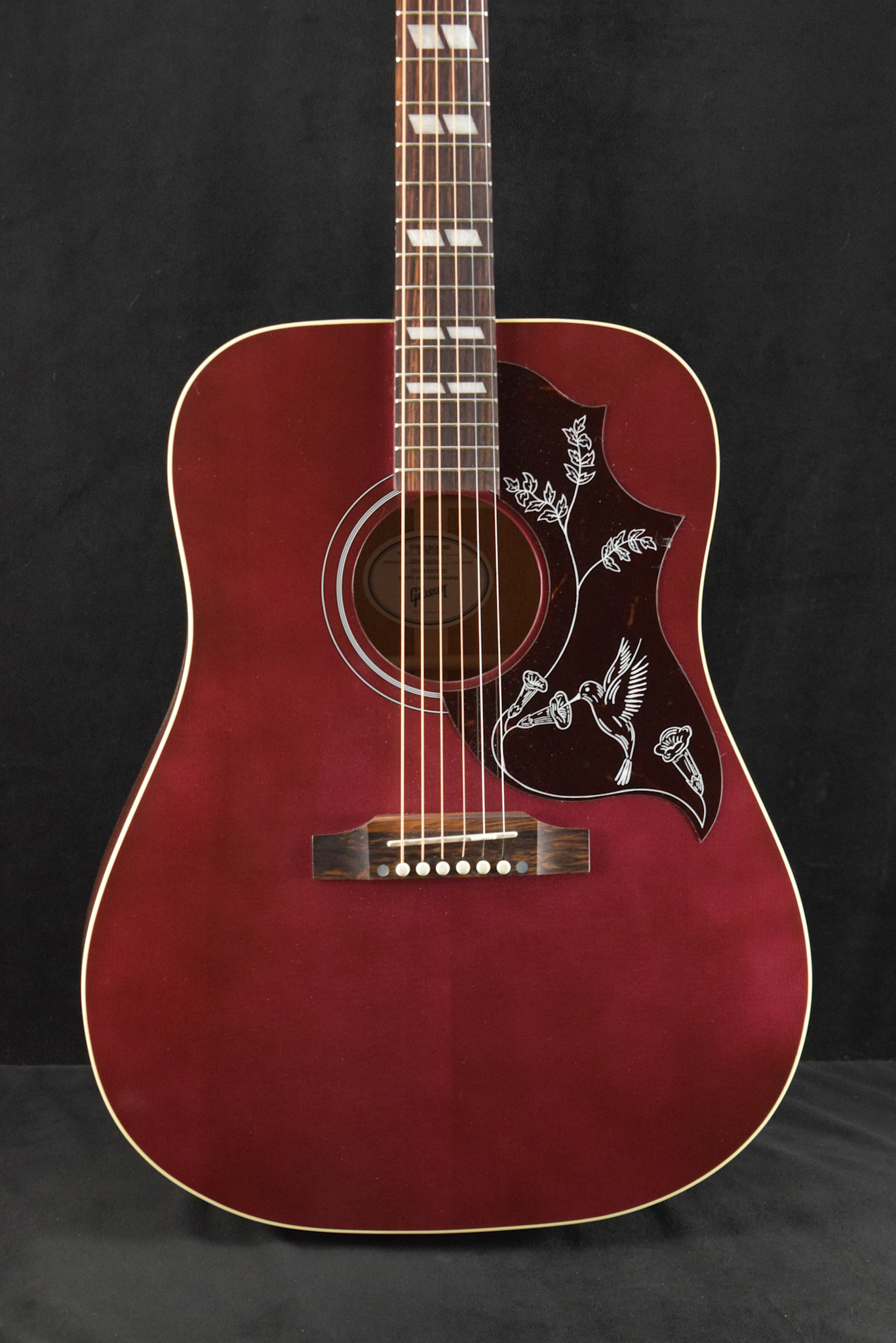 Gibson Gibson Hummingbird Special Satin Wine Red