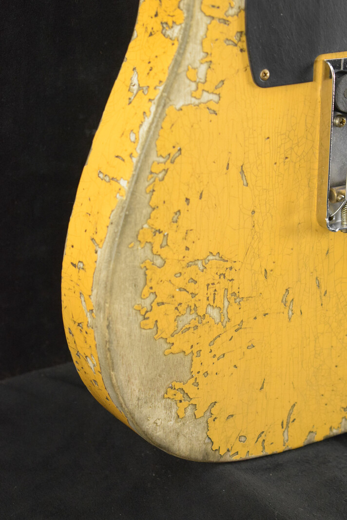 Fender Fender 1954 Telecaster Super Heavy Relic Super Faded Aged Nocaster Blonde 1-Piece Rift Sawn Maple Neck Fingerboard