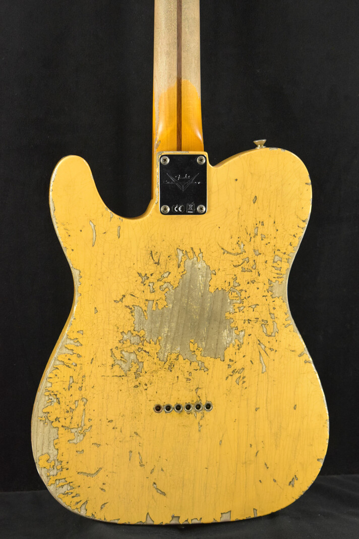 Fender Fender 1954 Telecaster Super Heavy Relic Super Faded Aged Nocaster Blonde 1-Piece Rift Sawn Maple Neck Fingerboard