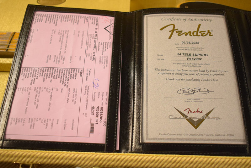 Fender Fender 1954 Telecaster Super Heavy Relic Super Faded Aged Nocaster Blonde 1-Piece Rift Sawn Maple Neck Fingerboard