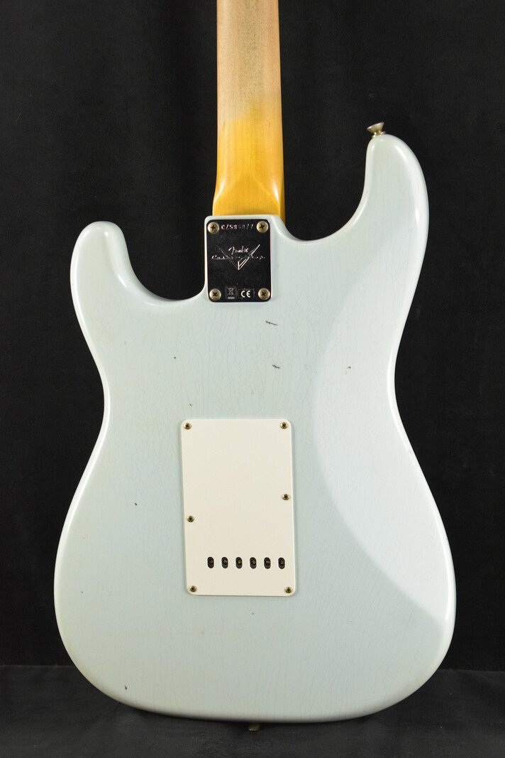 Fender Fender 1959 Stratocaster Journeyman Relic Super Faded Aged Sonic Blue 3A Rosewood Fingerboard