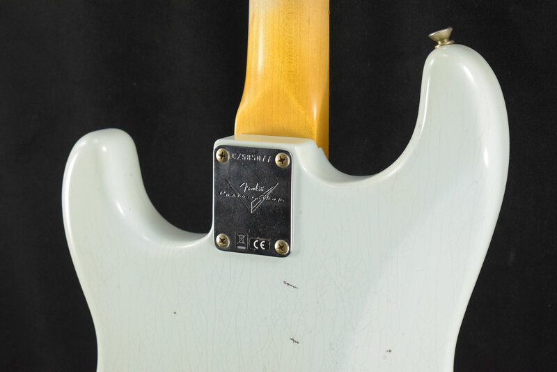 Fender Fender 1959 Stratocaster Journeyman Relic Super Faded Aged Sonic Blue 3A Rosewood Fingerboard