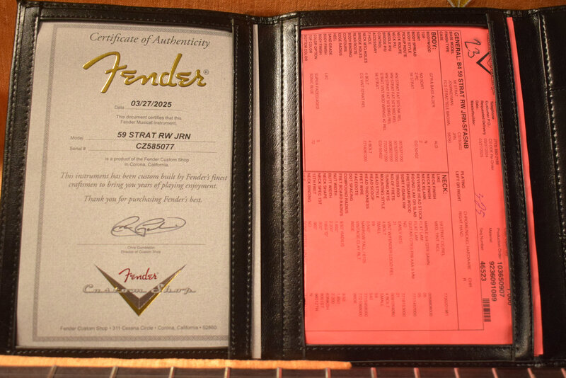 Fender Fender 1959 Stratocaster Journeyman Relic Super Faded Aged Sonic Blue 3A Rosewood Fingerboard