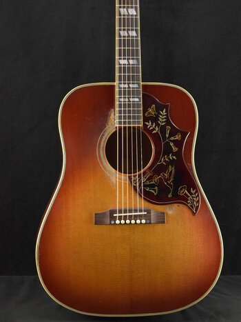Gibson Gibson Murphy Lab 1960 Hummingbird Fixed Bridge Heritage Cherry Sunburst Heavy Aged