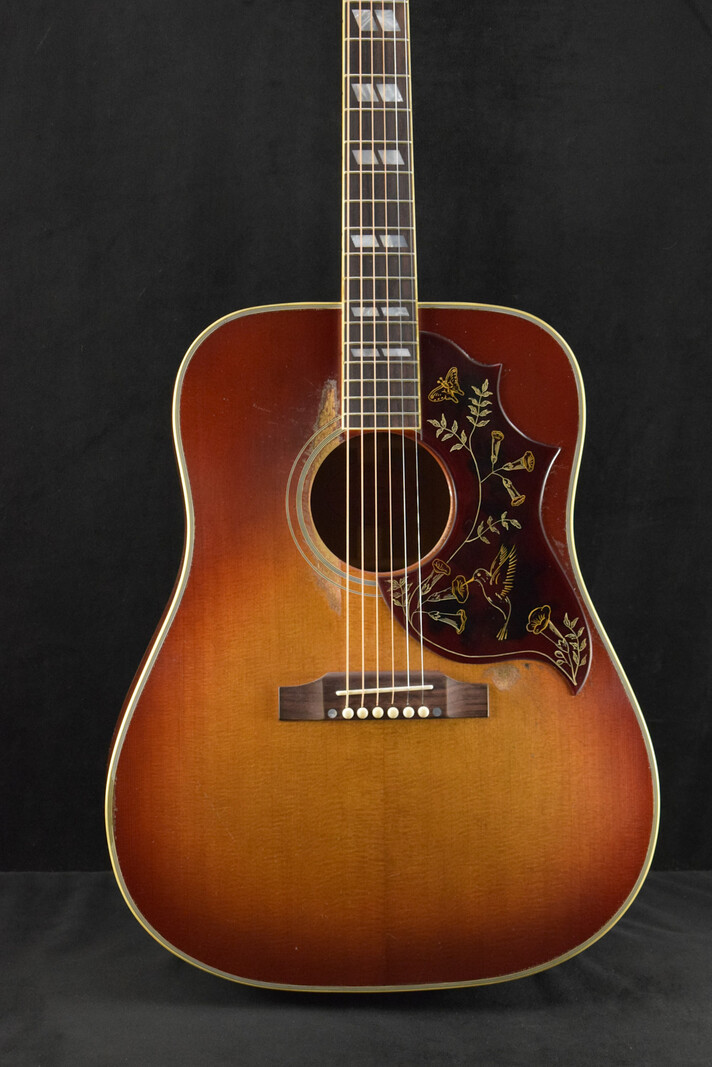 Gibson Gibson Murphy Lab 1960 Hummingbird Fixed Bridge Heritage Cherry Sunburst Heavy Aged