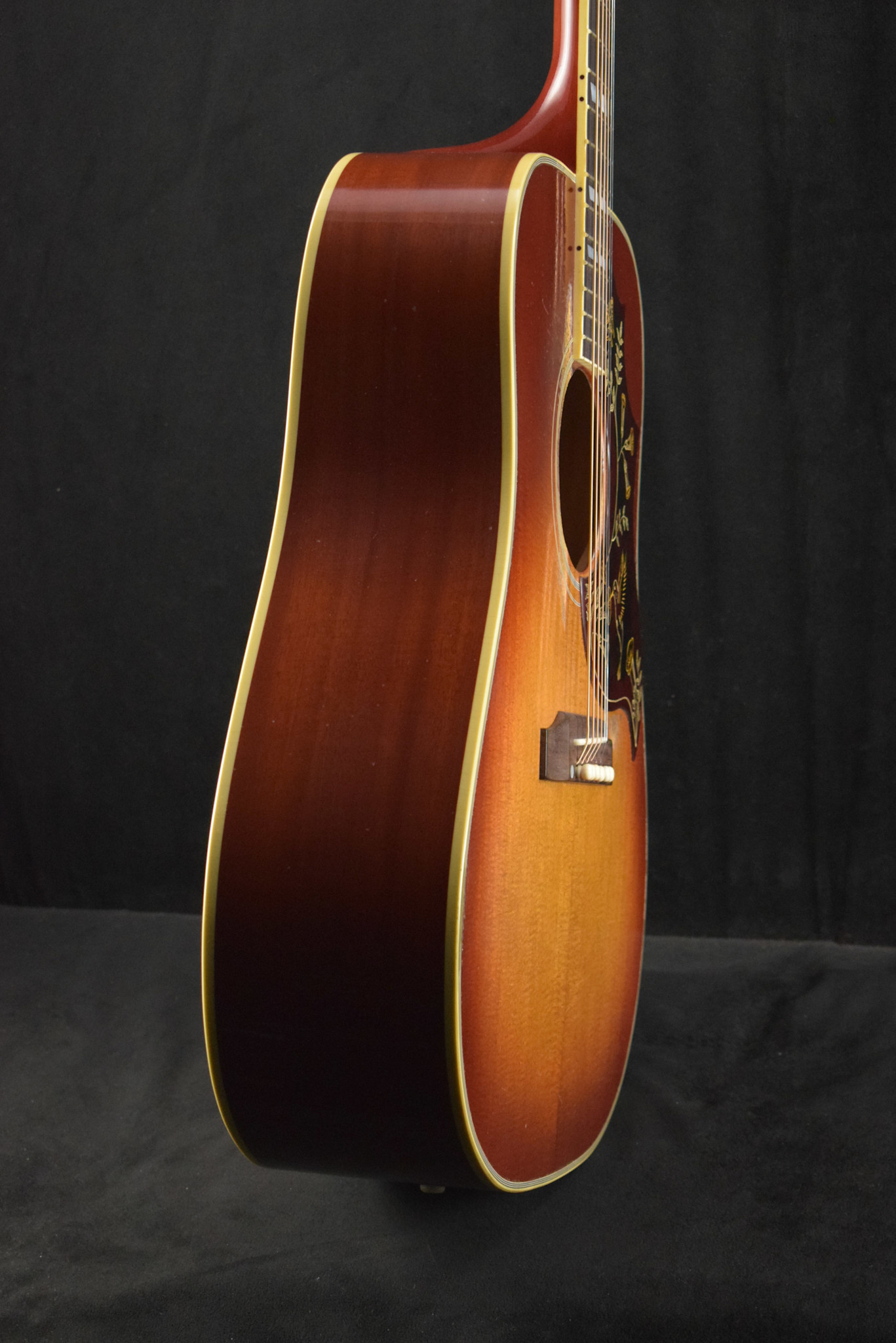 Gibson Gibson Murphy Lab 1960 Hummingbird Fixed Bridge Heritage Cherry Sunburst Heavy Aged