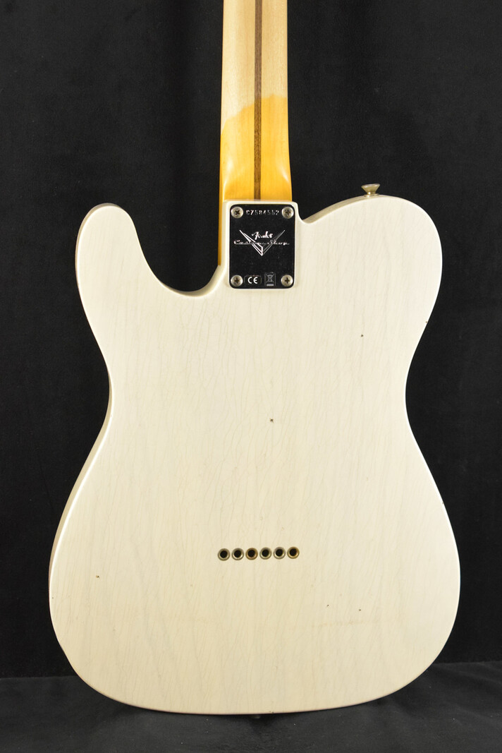 Fender Fender 1959 Telecaster Journeyman Relic Aged White Blonde 1-Piece Rift Sawn Maple Neck Fingerboard