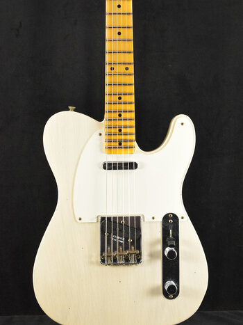 Fender Fender 1959 Telecaster Journeyman Relic Aged White Blonde 1-Piece Rift Sawn Maple Neck Fingerboard