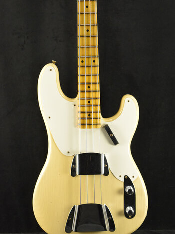 Fender Fender 1954 Precision Bass Journeyman Relic Aged Vintage Blonde 1-Piece Quartersawn Maple Neck Fingerboard