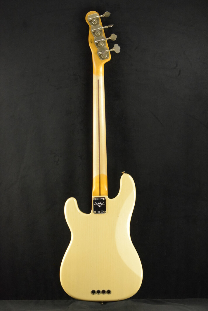 Fender Fender 1954 Precision Bass Journeyman Relic Aged Vintage Blonde 1-Piece Quartersawn Maple Neck Fingerboard