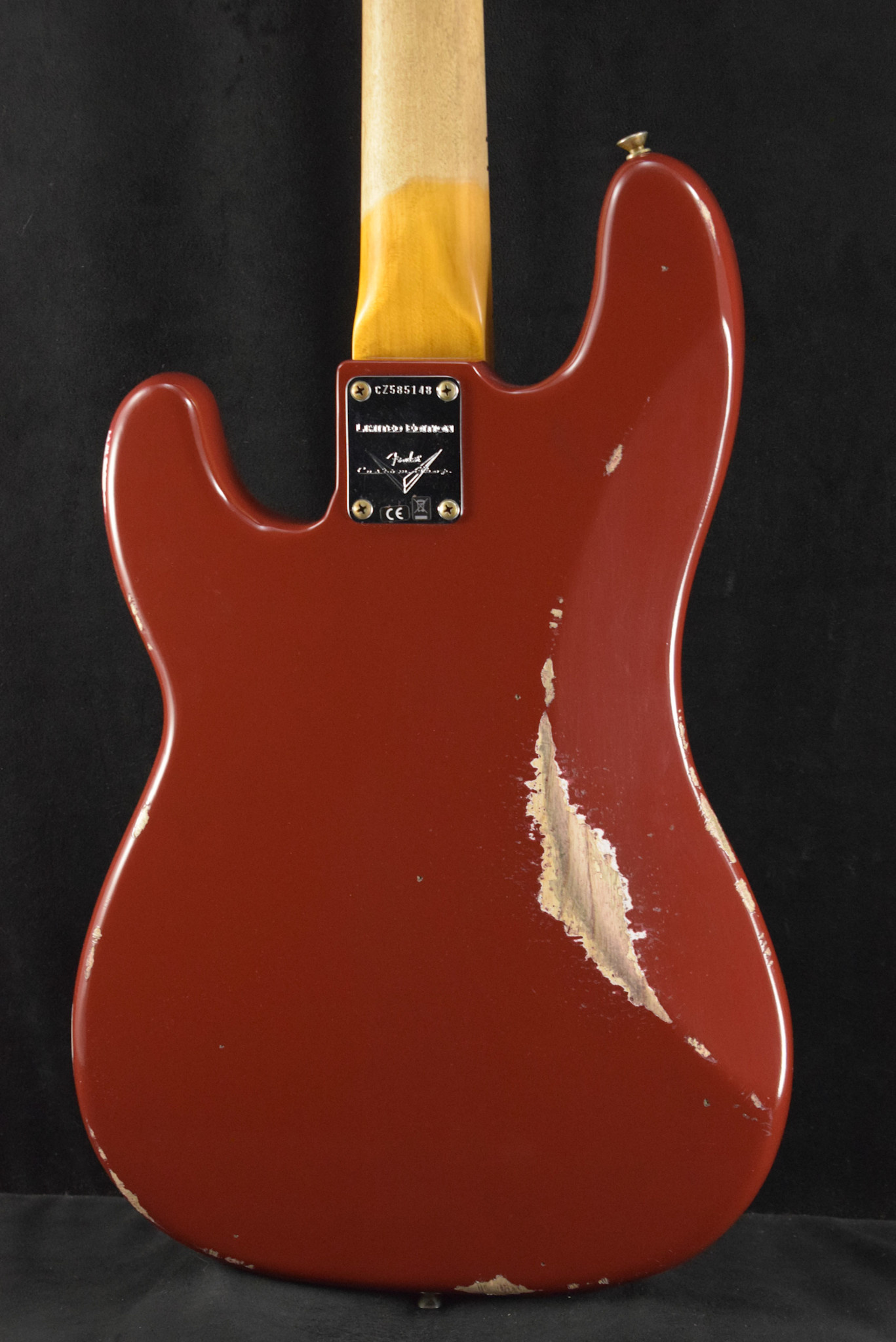 Fender Fender Limited Edition P-Jazz Bass Relic Aged Cimarron Red 1-Piece Quartersawn Maple Neck Fingerboard