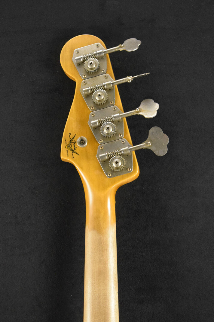 Fender Fender Limited Edition P-Jazz Bass Relic Aged Cimarron Red 1-Piece Quartersawn Maple Neck Fingerboard