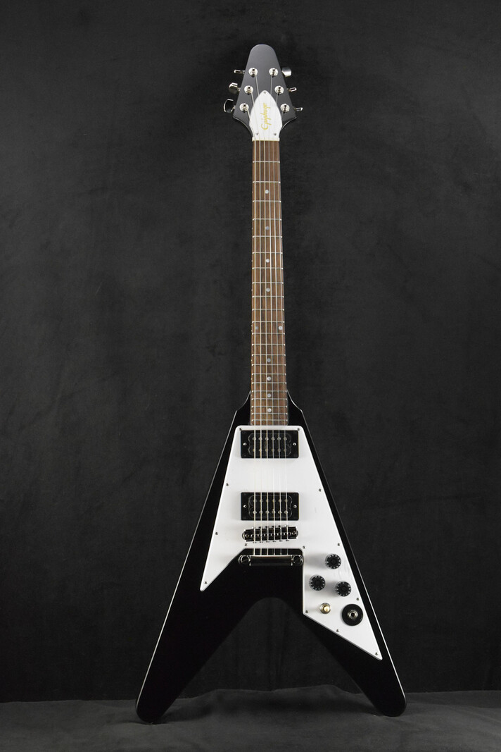 Epiphone Kirk Hammett 1979 Flying V Ebony - Fuller's Guitar Epiphone Kirk Hammett 1979 Flying V Ebony - Fuller's Guitar