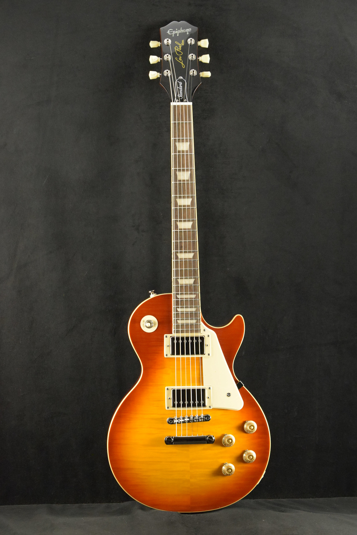 Epiphone Epiphone Les Paul Standard 50s Figured Top Washed Cherry Sunburst w/Gig Bag