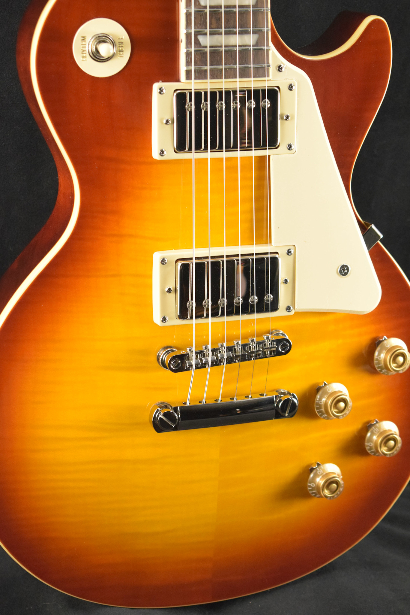 Epiphone Epiphone Les Paul Standard 50s Figured Top Washed Cherry Sunburst w/Gig Bag