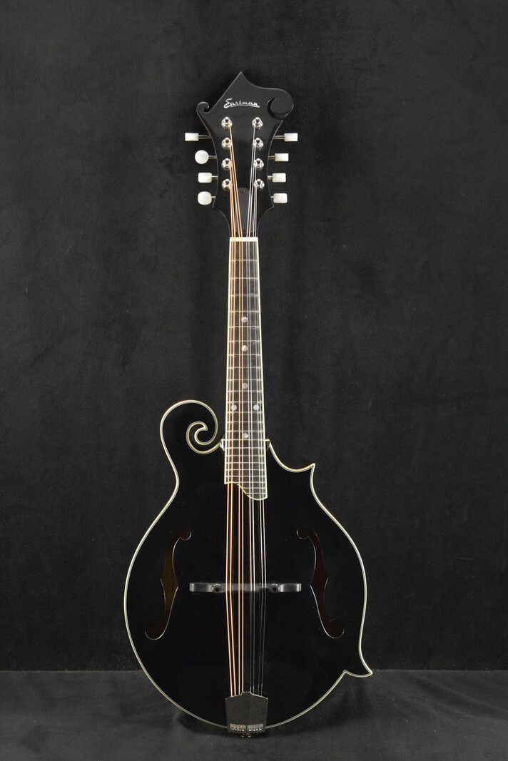 Eastman Eastman MD415-BK F-Style F-Hole Mandolin Black Top