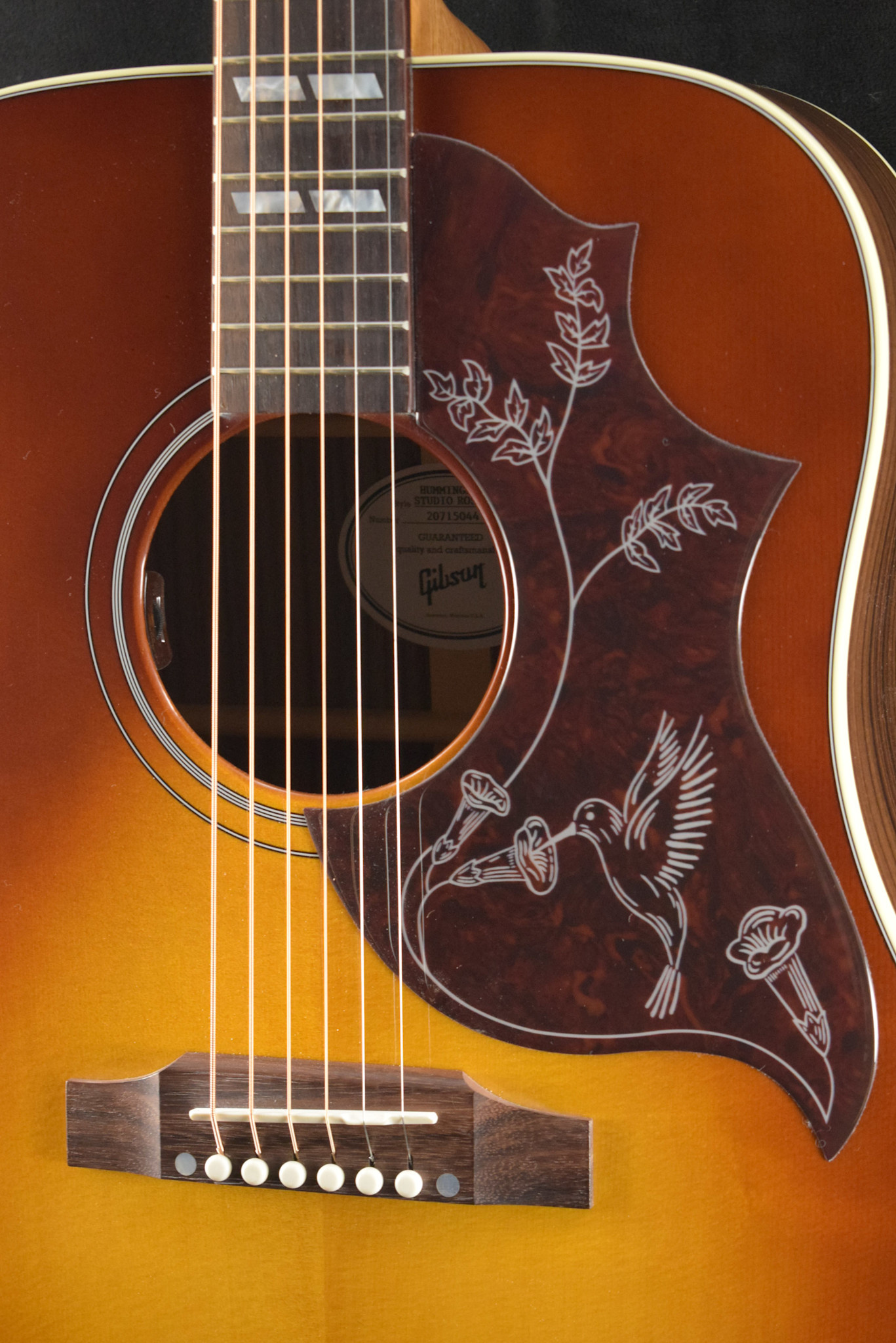 Gibson Gibson Hummingbird Studio Rosewood Satin Rosewood Burst