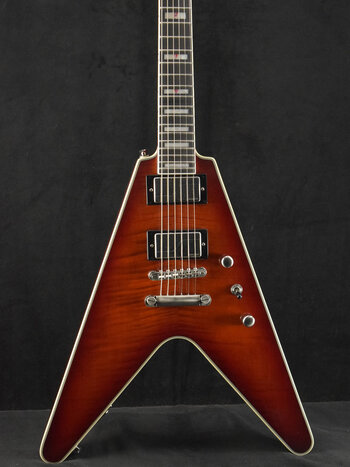 Epiphone Epiphone Flying V Prophecy Yellow Tiger Aged Gloss w/Gig Bag