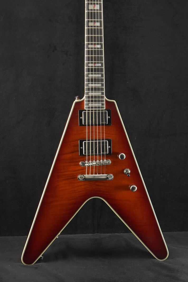 Epiphone Epiphone Flying V Prophecy Yellow Tiger Aged Gloss w/Gig Bag