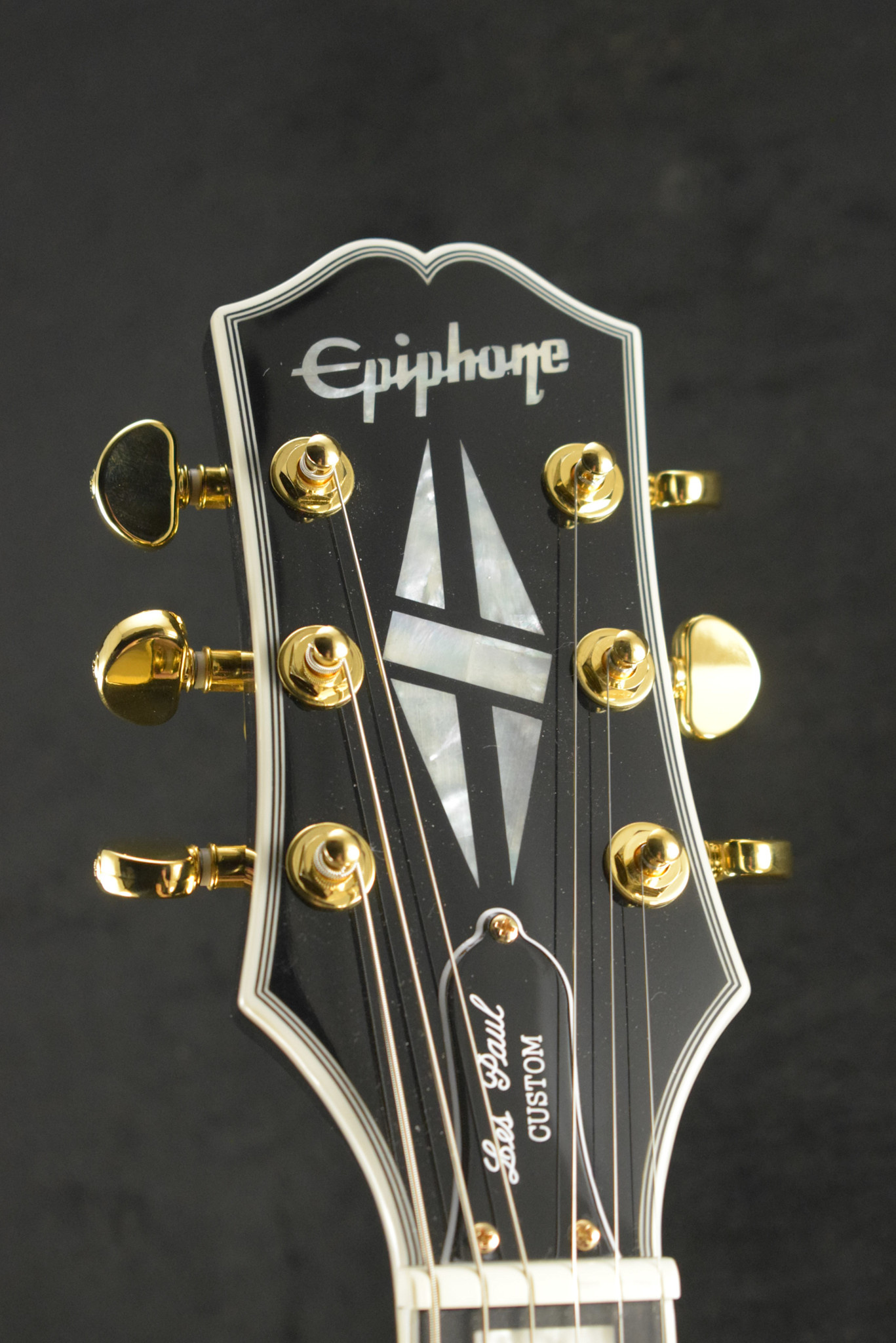 Epiphone Les Paul Custom Ebony w/Gig Bag - Fuller's Guitar Epiphone Les Paul Custom Ebony w/Gig Bag - Fuller's Guitar