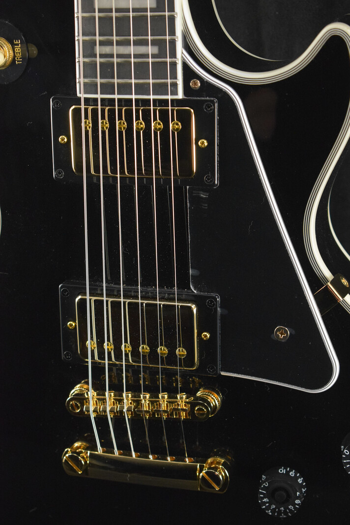 Epiphone Les Paul Custom Ebony w/Gig Bag - Fuller's Guitar Epiphone Les Paul Custom Ebony w/Gig Bag - Fuller's Guitar