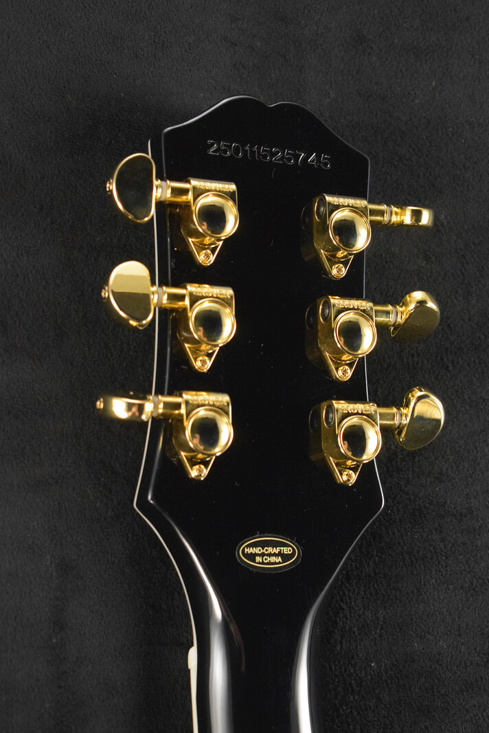 Epiphone Les Paul Custom Ebony w/Gig Bag - Fuller's Guitar Epiphone Les Paul Custom Ebony w/Gig Bag - Fuller's Guitar