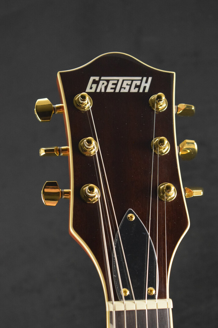 Gretsch Gretsch Electromatic LTD Flame Okoume Broadkaster Double-Cut with Bigsby Roundup Orange