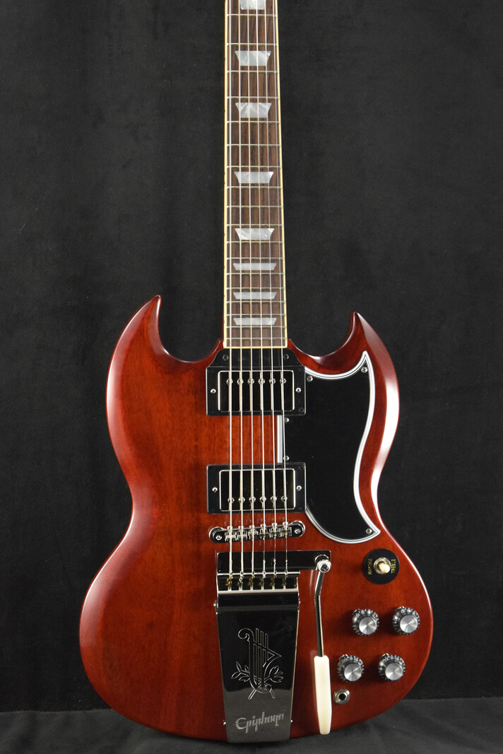 Epiphone Epiphone 1964 SG Standard with Maestro Vibrola Reissue Cherry Red
