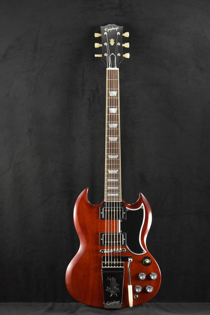 Epiphone Epiphone 1964 SG Standard with Maestro Vibrola Reissue Cherry Red