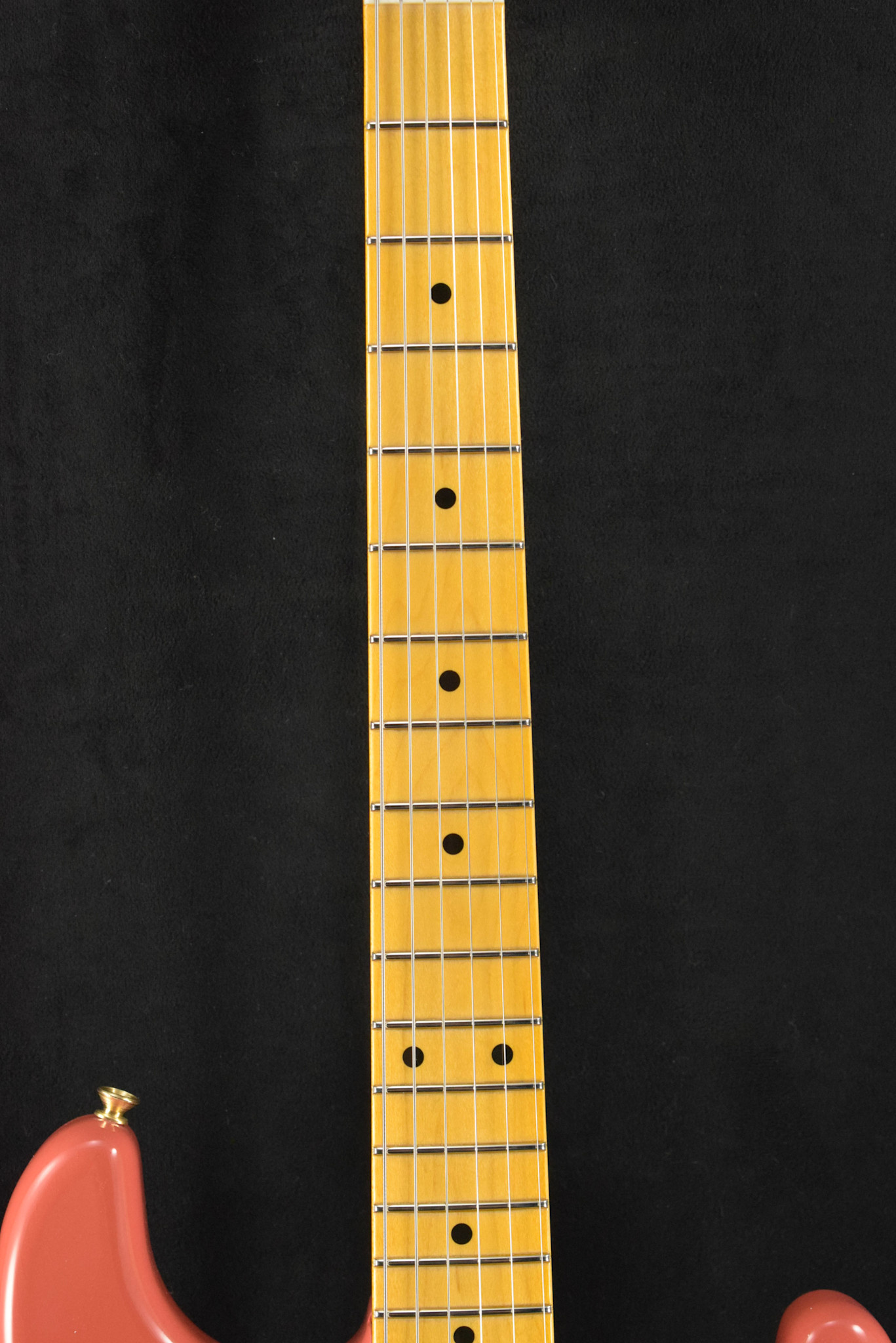 Fender Fender 1955 Stratocaster DLX Closet Classic with Gold Hardware - Faded Aged Fiesta Red