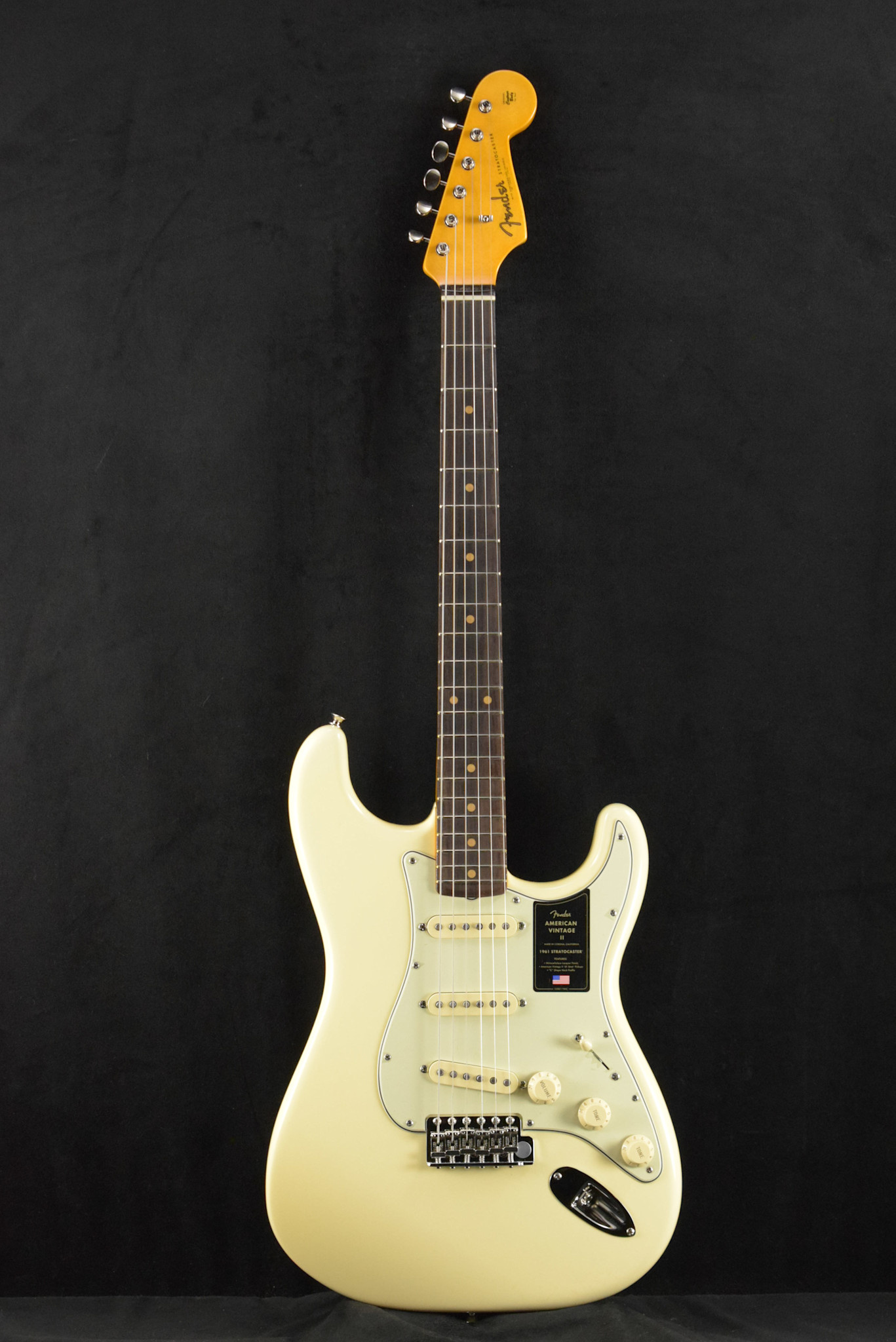 Fender Fender American Vintage II 1961 Stratocaster Olympic White Rosewood Fingerboard